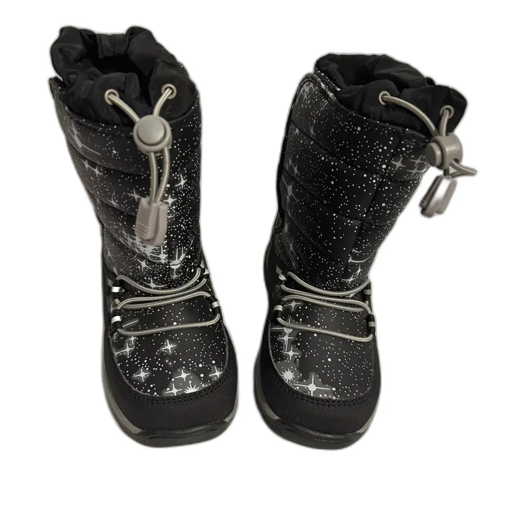 Lands' End Kids Galaxy Space Insulated Waterproof Snow Youth 6 / Women's 7.5-8
